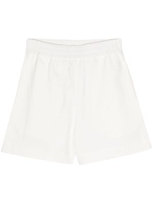 Jil Sander embroidered-logo tracking shorts - White