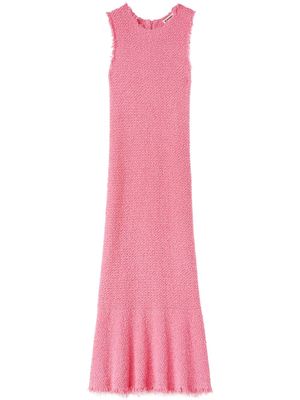 Jil Sander embroidered sleeveless maxi dress - Pink