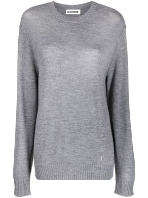 Jil Sander fine-knit wool jumper - Grey