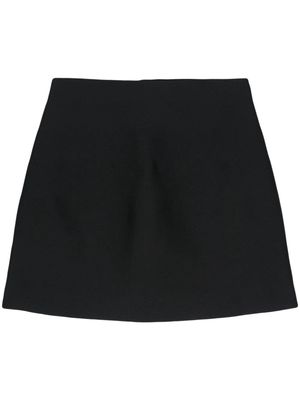 Jil Sander fine-ribbed mini skirt - Black