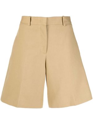 Jil Sander flared chino shorts - Neutrals
