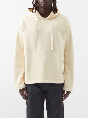 Jil Sander - Garment-dyed Cotton-jersey Hoodie - Mens - Beige