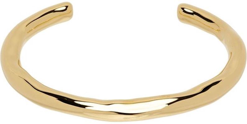 Jil Sander Gold Open Cuff Bracelet