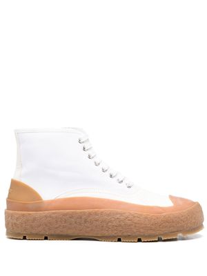 Jil Sander hi-top sneakers - Neutrals