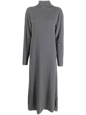 Jil Sander high-neck knitted dress - Grey