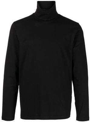 Jil Sander high-neck long-sleeved T-shirt - Black