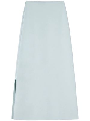Jil Sander high-waist A-line midi skirt - Blue