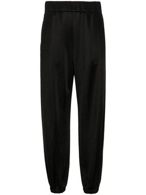 Jil Sander high-waist tapered trousers - Black