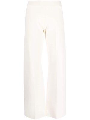 Jil Sander high-waist zip trousers - White