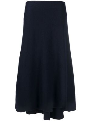 Jil Sander high-waisted A-line skirt - Blue