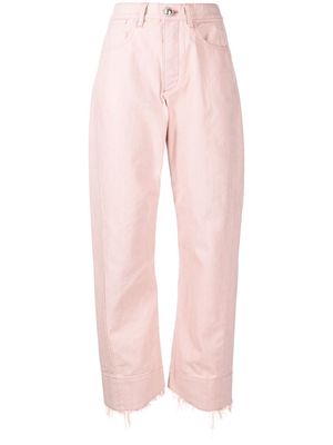 Jil Sander high-waisted boyfriend jeans - Pink