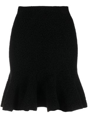 Jil Sander high-waisted flared midi skirt - Black
