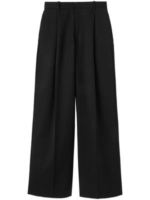 Jil Sander high-waisted tailored wool trousers - Black