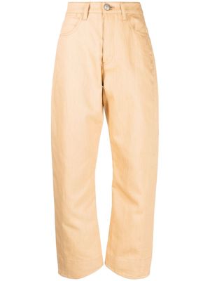 Jil Sander high-waisted tapered jeans - Neutrals