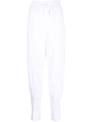 Jil Sander high-waisted tapered trousers - White