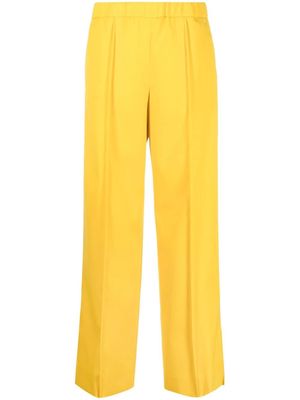 Jil Sander high-waisted wide-leg trousers - Yellow