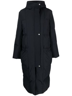Jil Sander hooded padded coat - Black