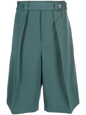 Jil Sander knee-length belted shorts - Green