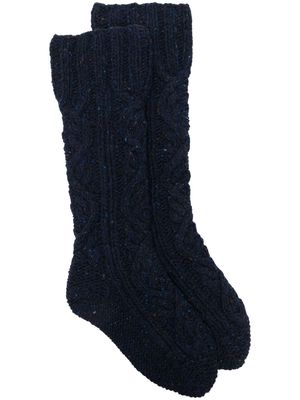 Jil Sander knitted ankle socks - Blue