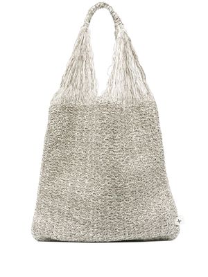 Jil Sander knitted tote bag - Neutrals