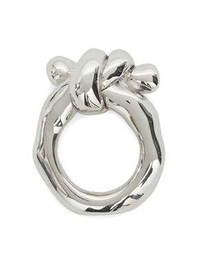 Jil Sander knot-detail ring - Grey