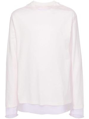 Jil Sander layered cotton T-shirt - Neutrals