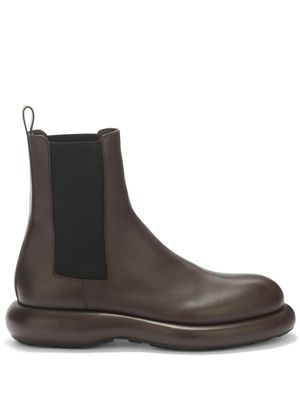 Jil Sander leather ankle boots - Brown