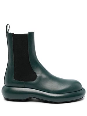 Jil Sander leather ankle boots - Green