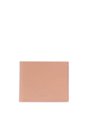 Jil Sander leather embossed-logo wallet - Pink