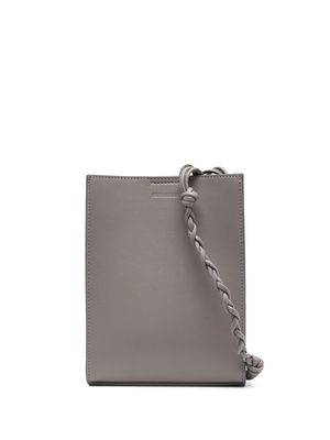 Jil Sander leather messenger bag - Grey