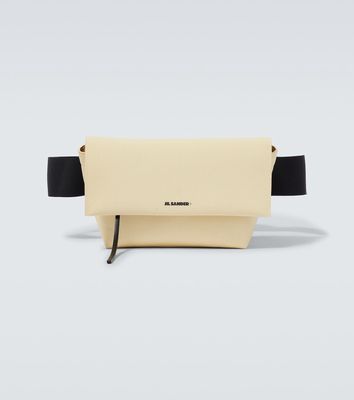 Jil Sander Leather-trimmed canvas belt bag