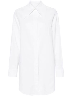 Jil Sander linen chambray shirt - White