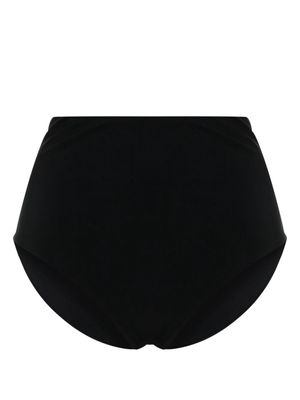 Jil Sander logo-embroidered bikini bottom - Black