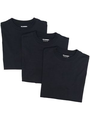 Jil Sander logo-patch detail T-shirt pack - Blue