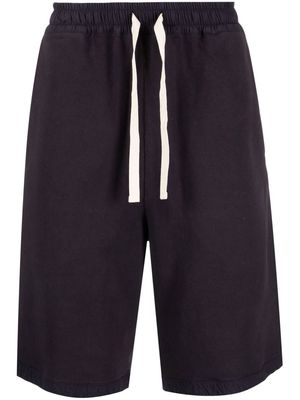 Jil Sander logo-patch track shorts - Purple