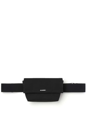 Jil Sander logo-print belt bag - Black
