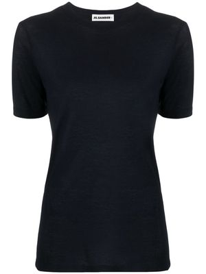 Jil Sander logo-print cotton T-shirt - Blue