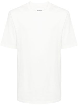 Jil Sander logo-print cotton T-shirt - Neutrals