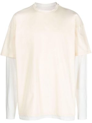 Jil Sander logo-print cotton T-shirt - Yellow