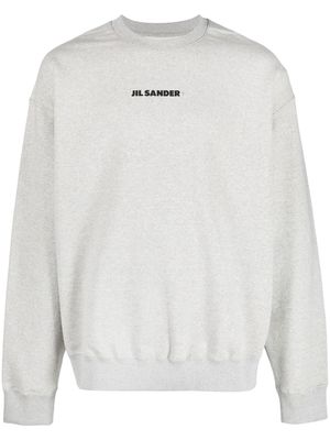 Jil Sander logo-print sweatshirt - Grey