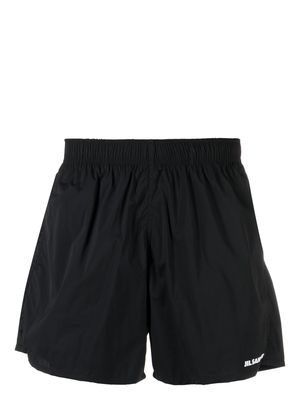 Jil Sander logo-print swim shorts - Black