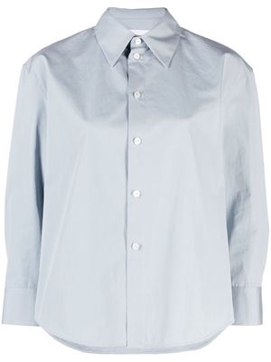 Jil Sander long-sleeve cotton shirt - Grey