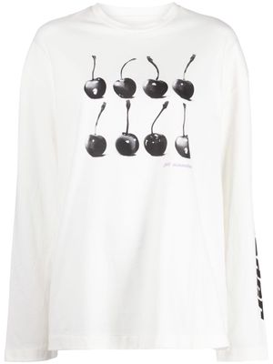 Jil Sander long-sleeve cotton T-shirt - White