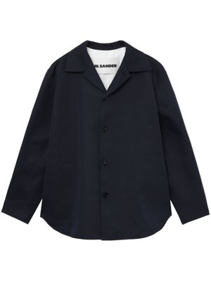 Jil Sander Long sleeve lightweight jacket - Blue