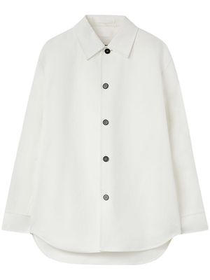 Jil Sander long-sleeve shirt jacket - White