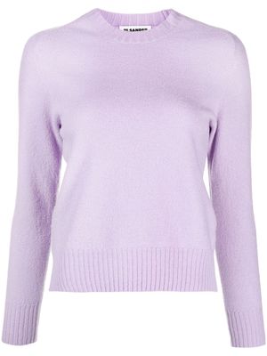 Jil Sander long-sleeve wool jumper - Purple