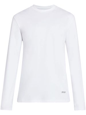 Jil Sander long-sleeved cotton T-shirt - White