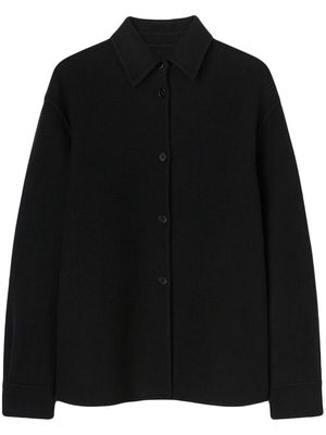 Jil Sander long-sleeved shirt jacket - Black