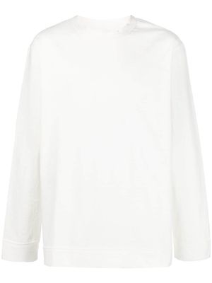 Jil Sander long-sleeved sweatshirt - White