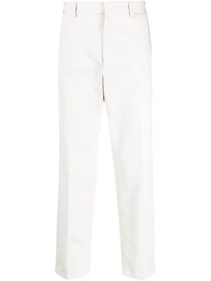 Jil Sander low-rise cotton chino trousers - Grey